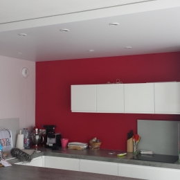 cuisine plafond décaissé droit