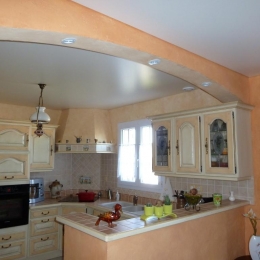 cuisine plafond sans soudure