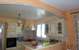 cuisine plafond sans soudure