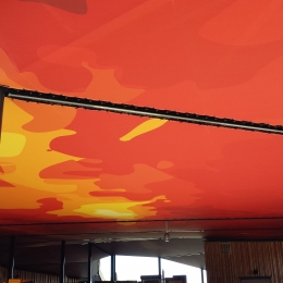 plafond imprimé VULCANIA