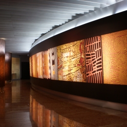 mur tendu lumineux