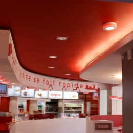 plafond restaurant Ouest Express LYON