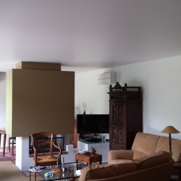 plafond tendu séjour