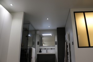 plafond salle de douche