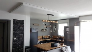 PLAFOND TENDU BLANC CUISINE MODIF CLOISON (2)